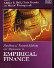 Handbook of Research Methods and Applications in Empirical Finance