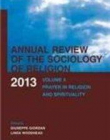 ANNUAL REVIEW OF THE SOCIOLOGY OF RELIGION