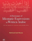 A Dictionary of Idiomatic Expressio