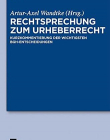 RECHTSPRECHUNG ZUM URHEBERRECHT