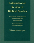 INTERNATIONAL REVIEW OF BIBLICAL STUDIES, VOLUME 56 (20