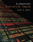 ELEMENTARY STATISTICS TABLES, NEAVE