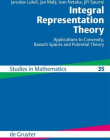 INTEGRAL REPRESENTATION THEORY : APPLICATIONS TO CONVEXITY, BANACH SPACES AND POTENTIAL THEORY