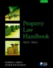 Property Law Handbook 2013-2014