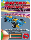 Stencil Activity Book - Racing Vehicles