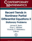 RECENT TRENDS IN NONLINEAR PARTIAL DIFFERENTIAL EQUATIONS II (CONM/595)