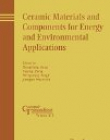 Ceramic Materials and Components for Energy and Environmental Applications