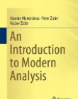 An Introduction to Modern Analysis