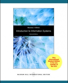 INTRODUCTION TO INFORMATION SYSTEMS