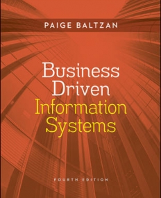 BUSINESS-DRIVEN INFORMATION SYSTEMS