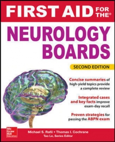 FIRST AID FOR THE NEUROLOGY BOARDS