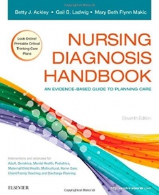 NURSING DIAGNOSIS HANDBOOK, AN EVIDENCE-BASED GUIDE TO PLANNING CARE, 11TH EDITION