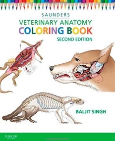 VETERINARY ANATOMY COLORING BOOK, 2ND EDITION