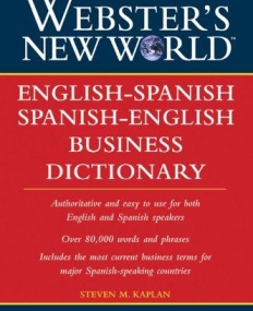 Webster's New World English-Spanish / Spanish-English Business Dictionary