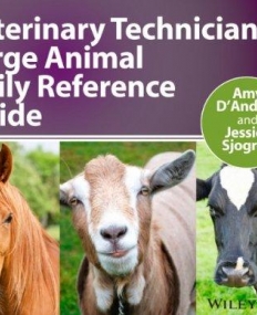 Veterinary Technician's Large Animal Daily Reference Guide