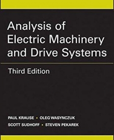 Analysis of Electric Machinery and Drive Systems,3e