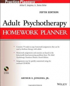 Adult Psychotherapy Homework Planner, 5e