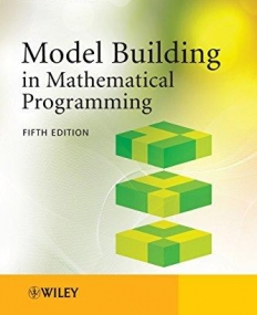 Model Building in Mathematical Programming,5e