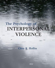 Psychology of Interpersonal Violence