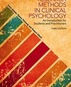 Research Methods in Clinical Psychology: An Introduction for Students and Practitioners,3e