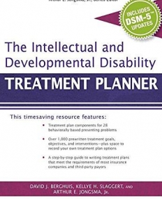 Intellectual and Developmental Disability Treatment Planner, with DSM 5 Updates,2e