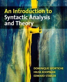 Intro. to Syntactic Analysis and Theory