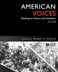 American Voices: Readings in History and Literature, V2
