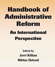 HANDBOOK OF ADMINISTRATIVE REFORM AN INTERNATIONAL PERSPECTIVE