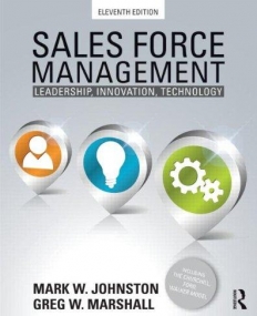 SALES FORCE MANAGEMENT:11TH EDITION