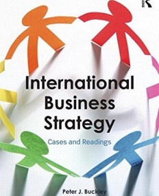 International Business and Strategy: Cases and readings