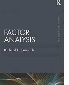 Factor Analysis: Classic Edition (Psychology Press & Routledge Classic Editions)
