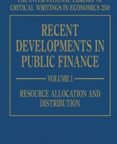 RECENT DEVELOPMENTS IN PUBLIC FINANCE