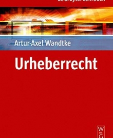 URHEBERRECHT (DE GRUYTER LEHRBUCH) (GERMAN EDITION)