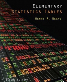 ELEMENTARY STATISTICS TABLES, NEAVE