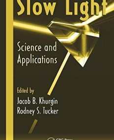 SLOW LIGHT SCIENCE AND APPLICATIONS