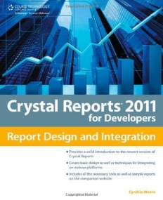 CRYSTAL REPORTS 2011 FOR DEVELOPERS