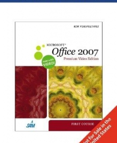 NEW PERSPECTIVES ON MICROSOFT OFFICE 2007 FIRST COURSE