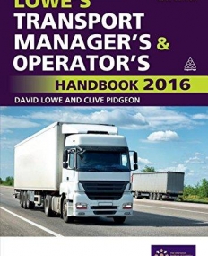 Lowe's Transport Manager's and Operator's Handbook 2016