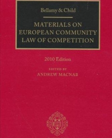 Bellamy And Child: Materials On European Community
