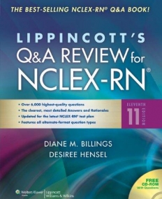 Lippincott's Q&A Review for NCLEX-RN, 11e