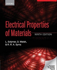 Electrical Properties Of Materials, 9/e