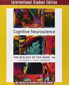 Cognitive Neuroscience - The Biology of the Mind