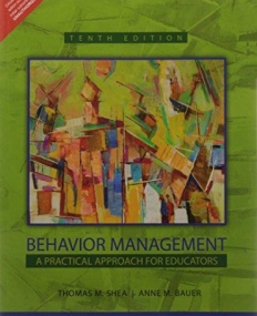 Behavior Management A Practical Approach for 
Educators,10/e