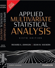 Applied Multivariate Statistical Analysis 6/e