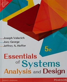 Essentials of Systems Analysis and Design, 5/e