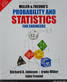 Miller & Freund's Probability and Statistics
 for Engineers, 8/e