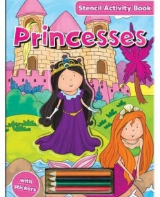 Stencil Activity Book - Princess