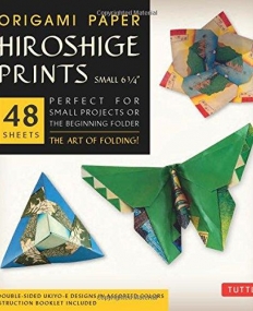 Origami Paper - Hiroshige Prints - Small 6 3/4