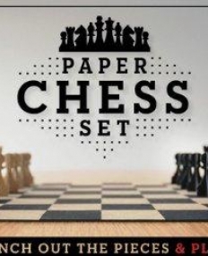 Paper Chess Set