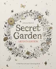 Secret Garden Artist's Edition: A Pull-Out and Frame Colouring Book